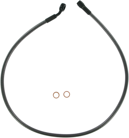 Magnum Shielding Alternate Length Designer Series Braided Non-ABS Front Upper Brake Line Kit
