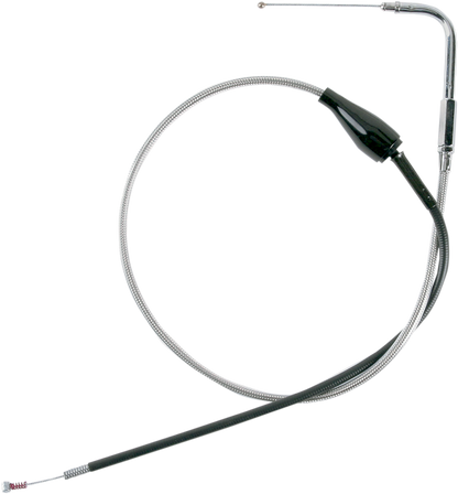 Drag Specialties Stainless Braided Idle Cable Cruise