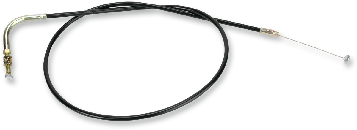 Parts Unlimited Black Vinyl Throttle Cable