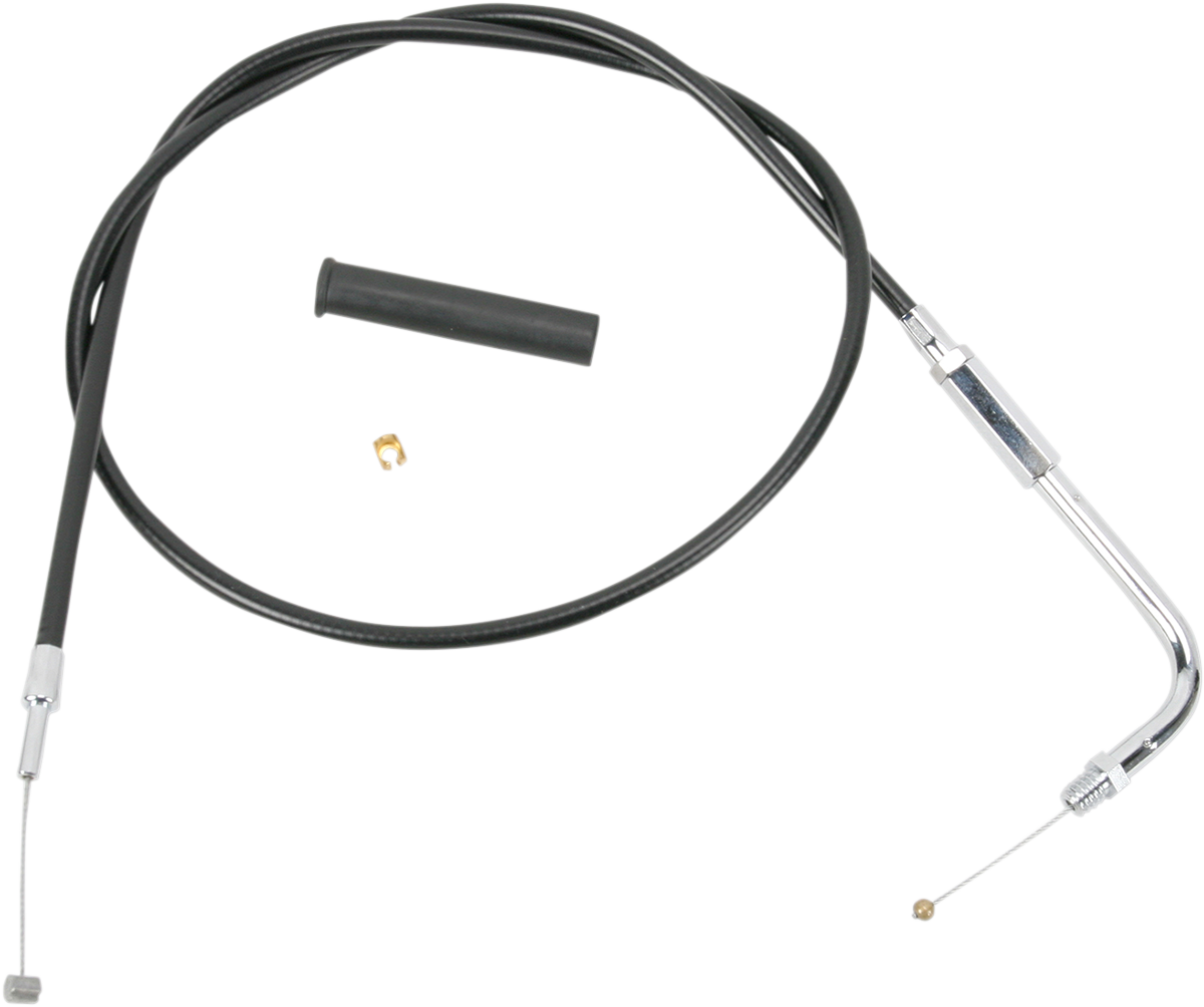 Drag Specialties Black Vinyl Throttle Cable
