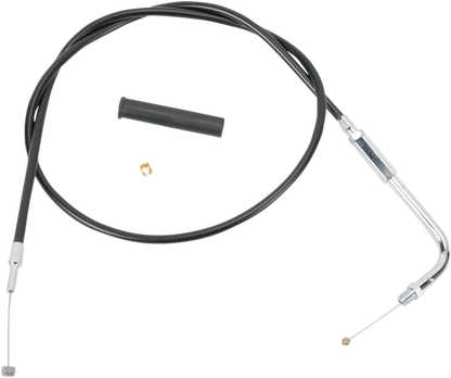 Drag Specialties Black Vinyl Throttle Cable