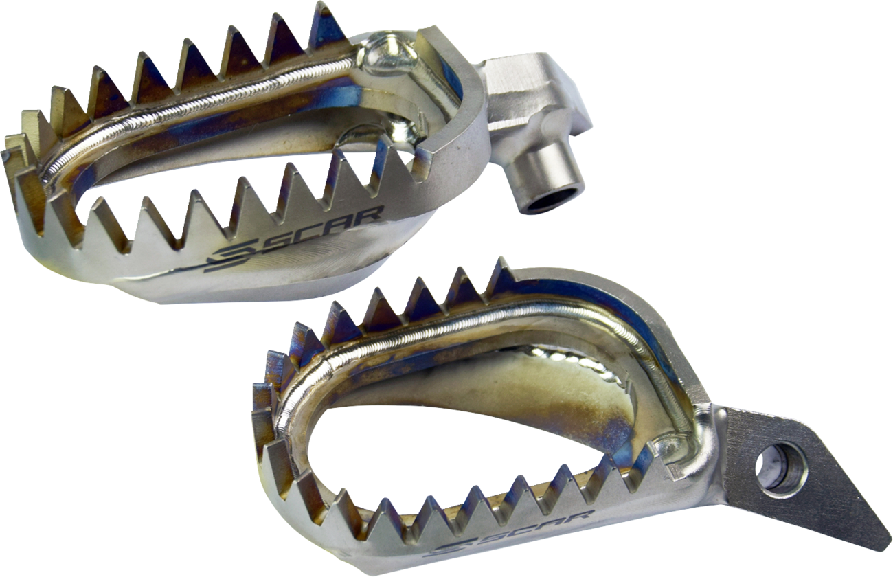 Scar Racing Anti-Mud Foot Pegs