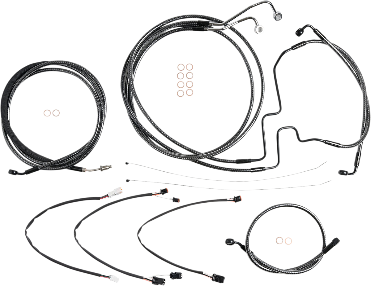 Magnum Shielding KARBONFIBR Designer Handlebar Installation Kit