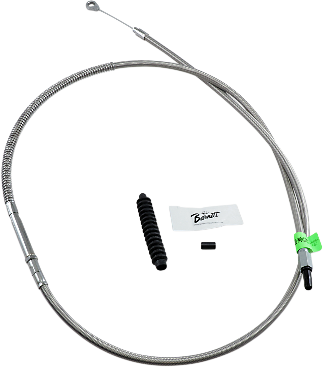 Barnett High-Efficiency Stainless Steel Clutch Cable for Harley-Davidson