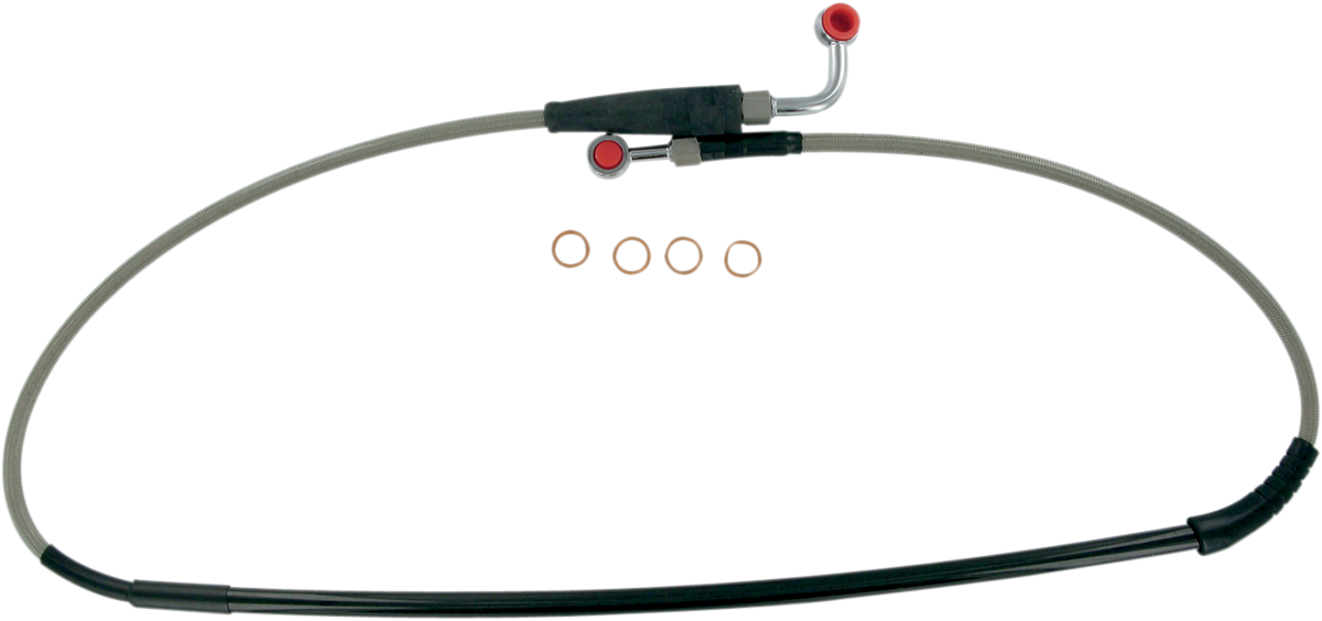 Moose Offroad Stainless Steel Braided Brake Line