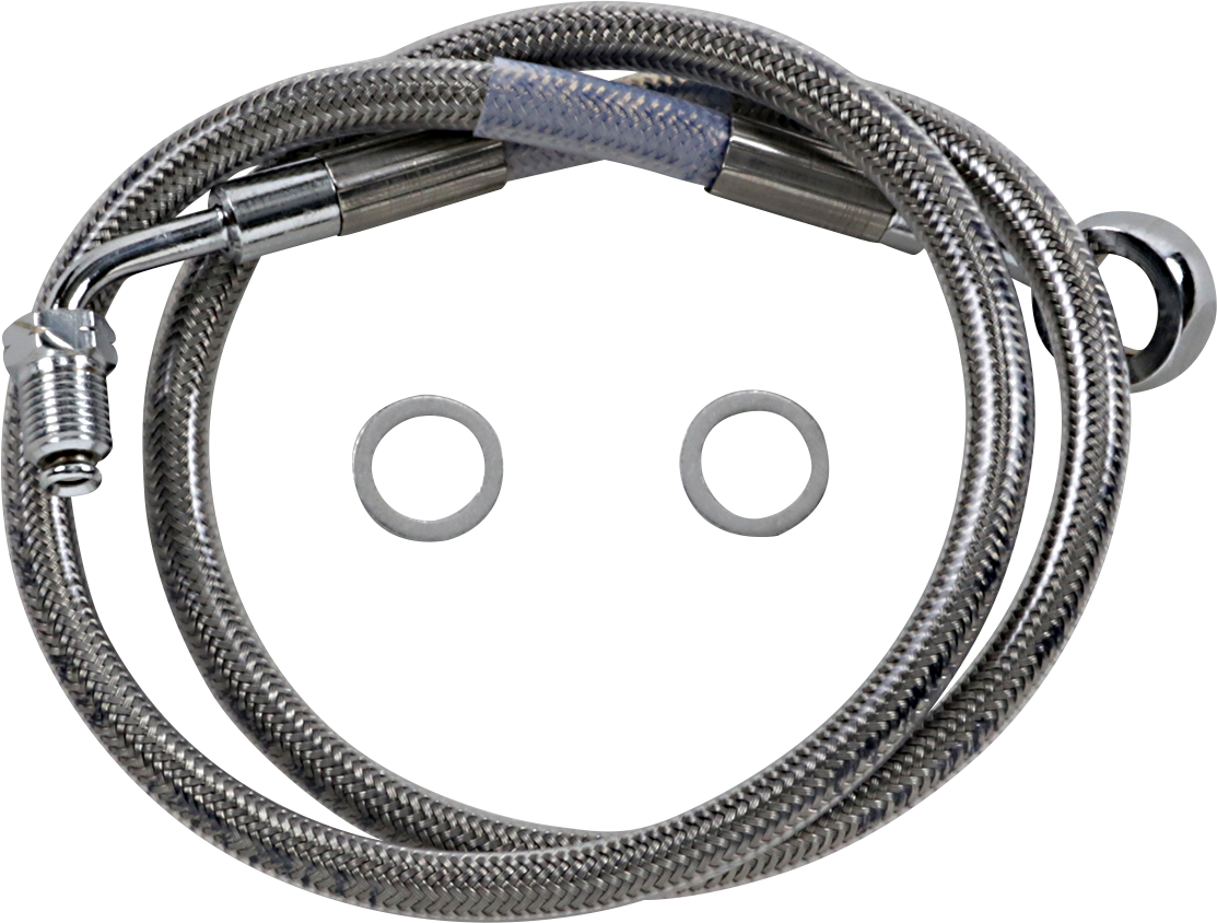 Drag Specialties Extended Length Stainless Steel Brake Line
