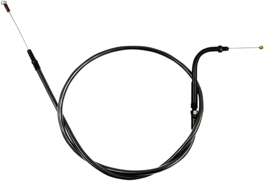 LA Choppers Midnight Braided Handlebar Idle Cable