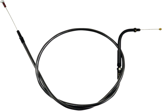 LA Choppers Midnight Braided Handlebar Idle Cable