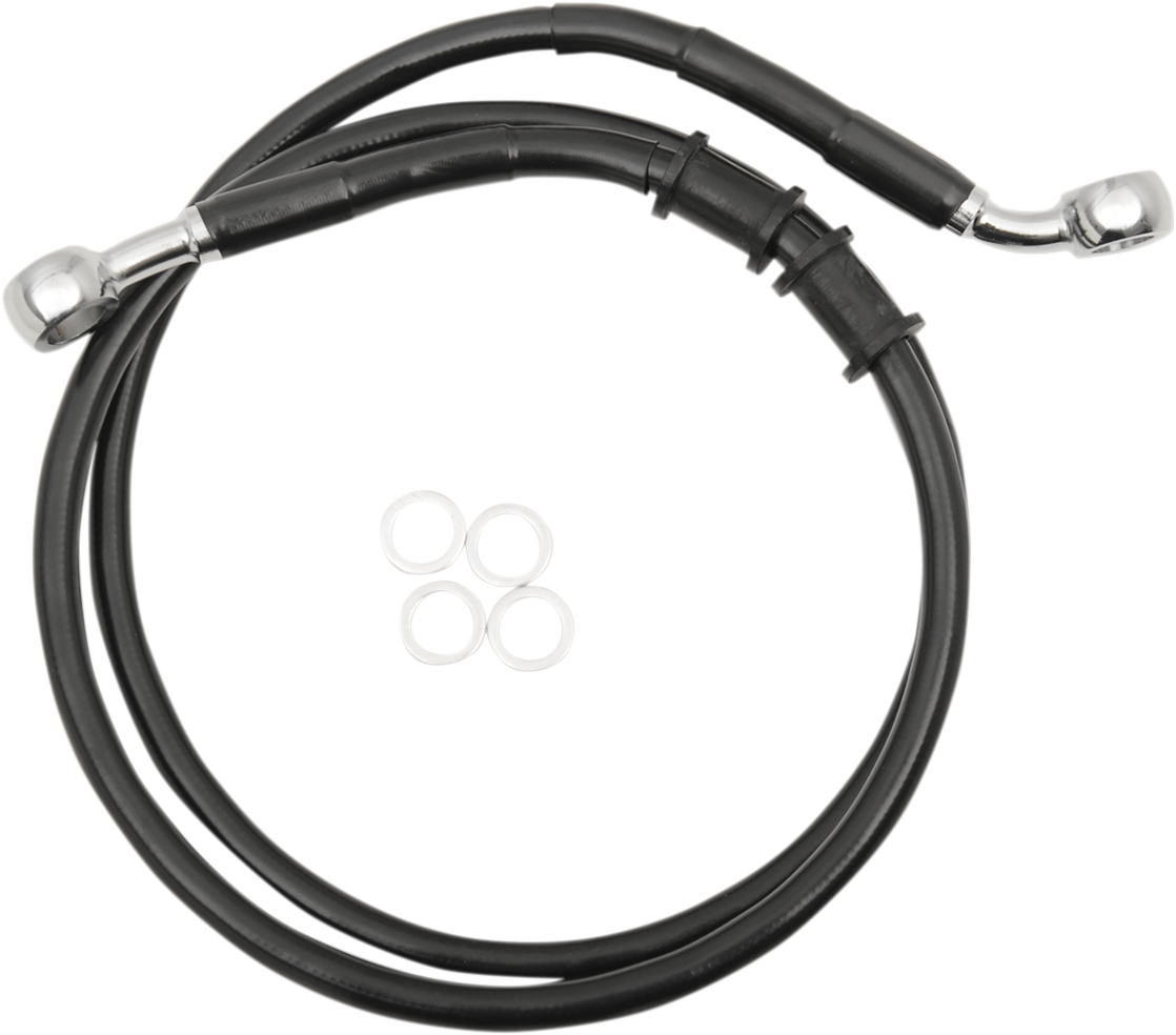 Drag Specialties Extended Length Front Brake Line