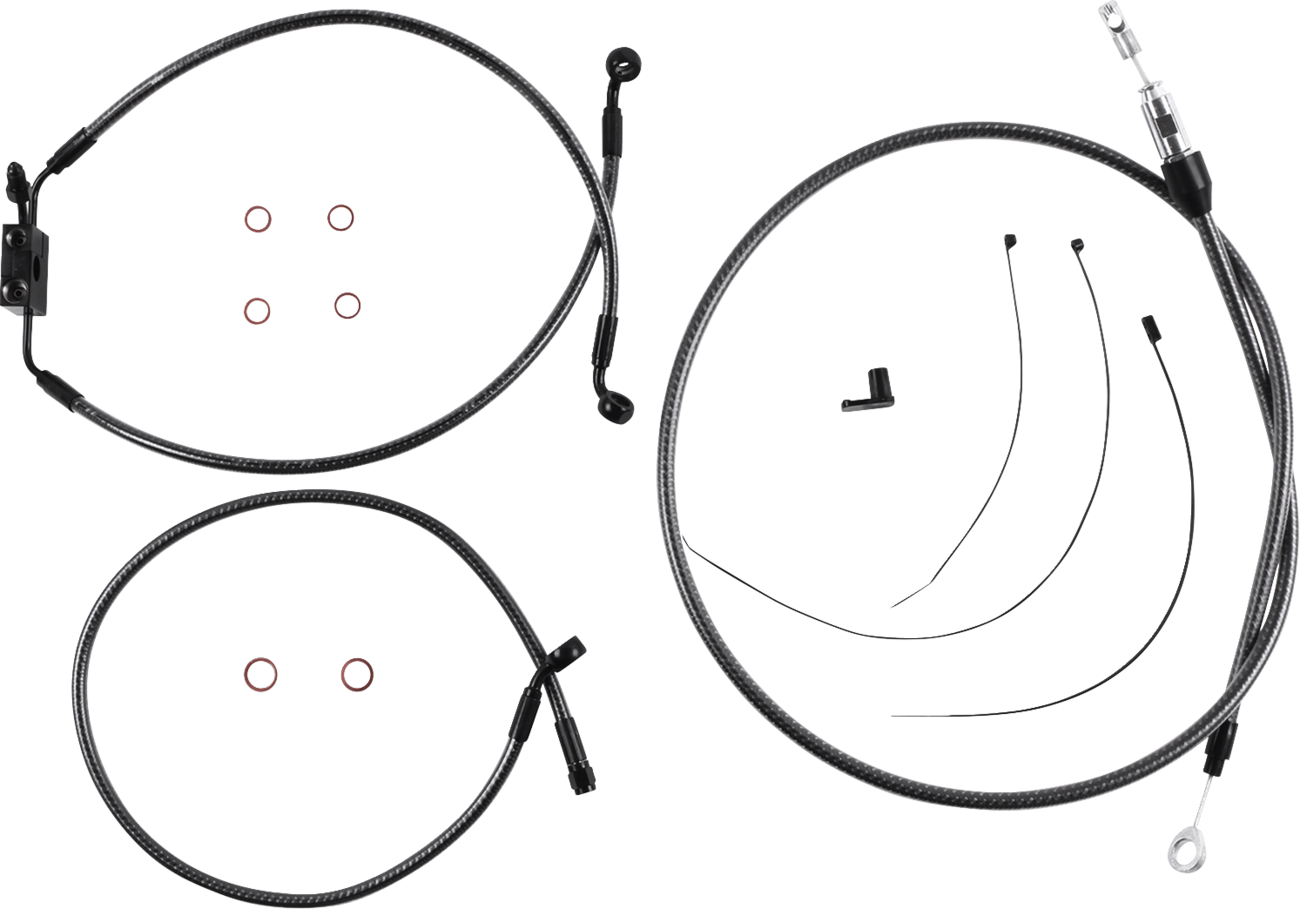 Magnum Shielding KARBONFIBR Designer Handlebar Installation Kit
