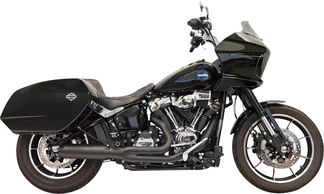 Bassani Xhaust 2-into-1 Road Rage Exhaust System with Superbike Muffler