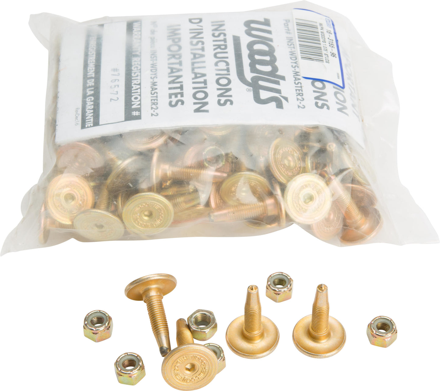 WOODYS Gold Digger Carbide Traction Master Stud