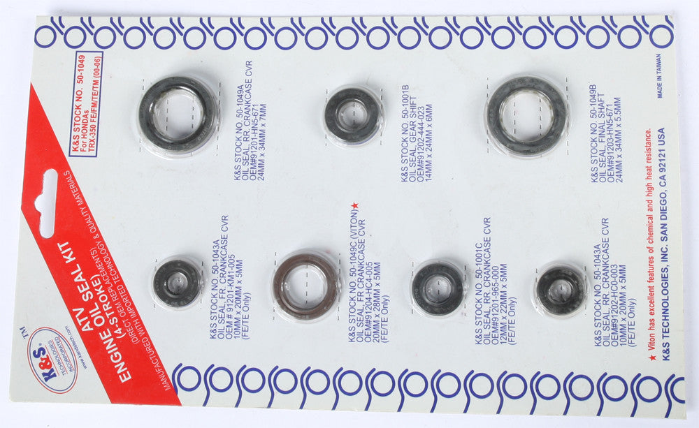 K&S Engine Oil Seal Kit