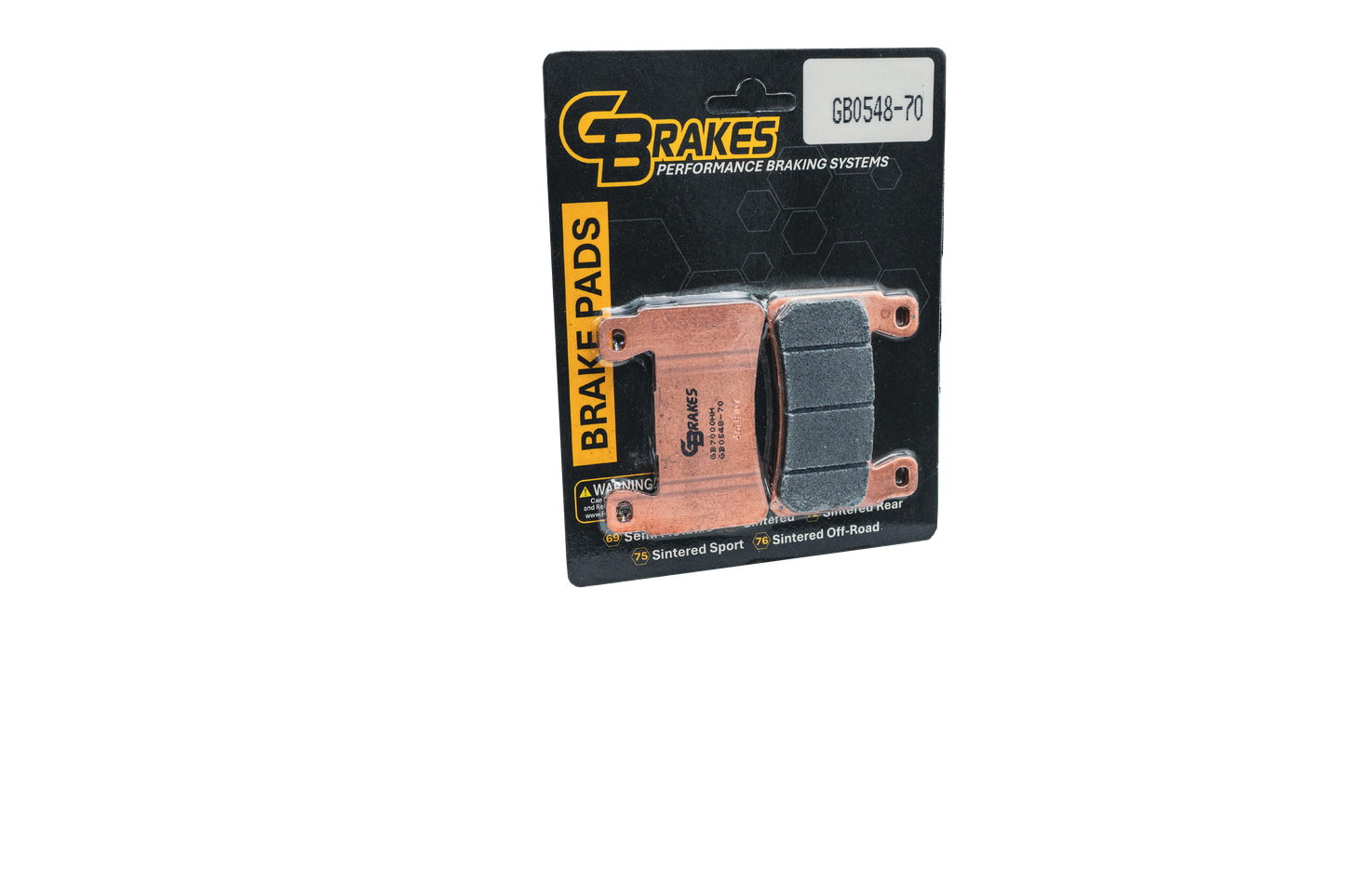 GBRAKES Brake Pads Sintered