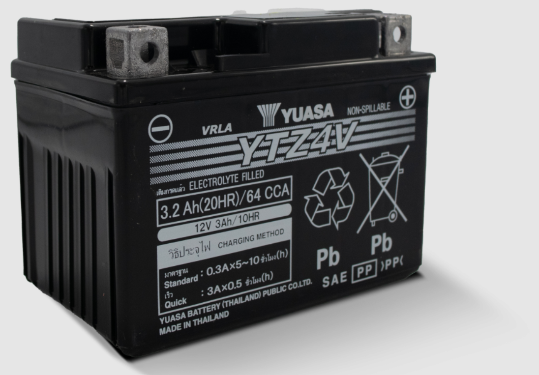 YUASA AGM Maintenance Free Battery