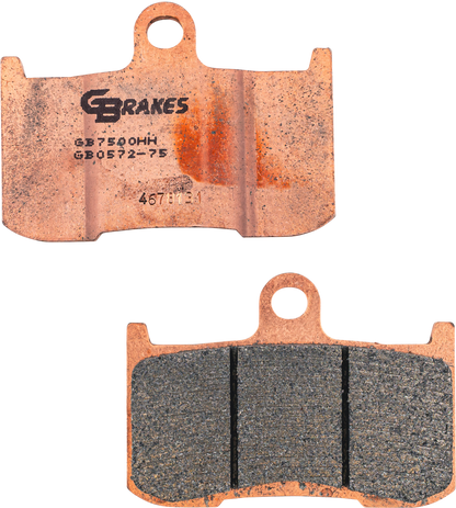 GBRAKES Brake Pads Sintered Ceramic
