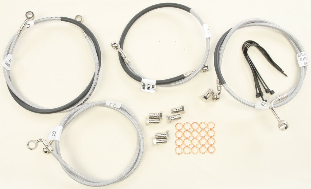 GBRAKES 2 Line Front Brake Line Kit