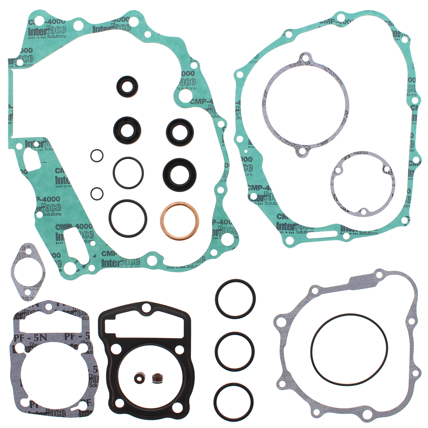 Vertex Complete Gasket Kit w/Oil Seal