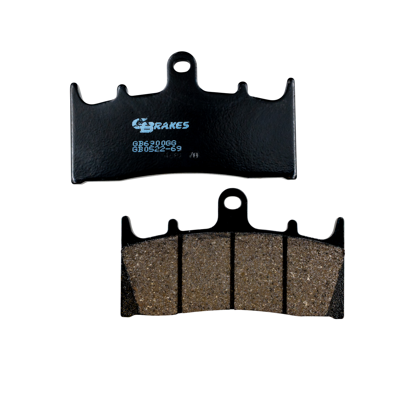 GBRAKES Brake Pads Semi Metallic