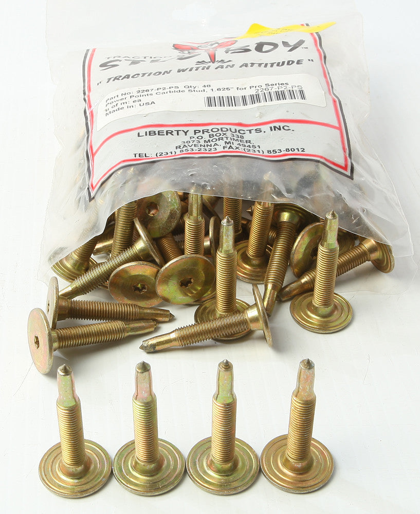 STUD BOY Power Point Pro Carbide Push-Through Studs