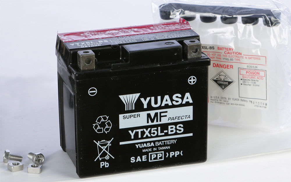 YUASA AGM Maintenance Free Battery