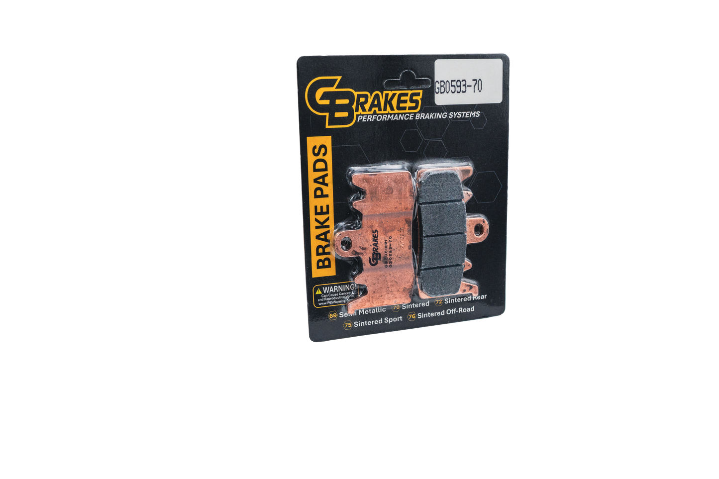 GBRAKES Brake Pads Sintered