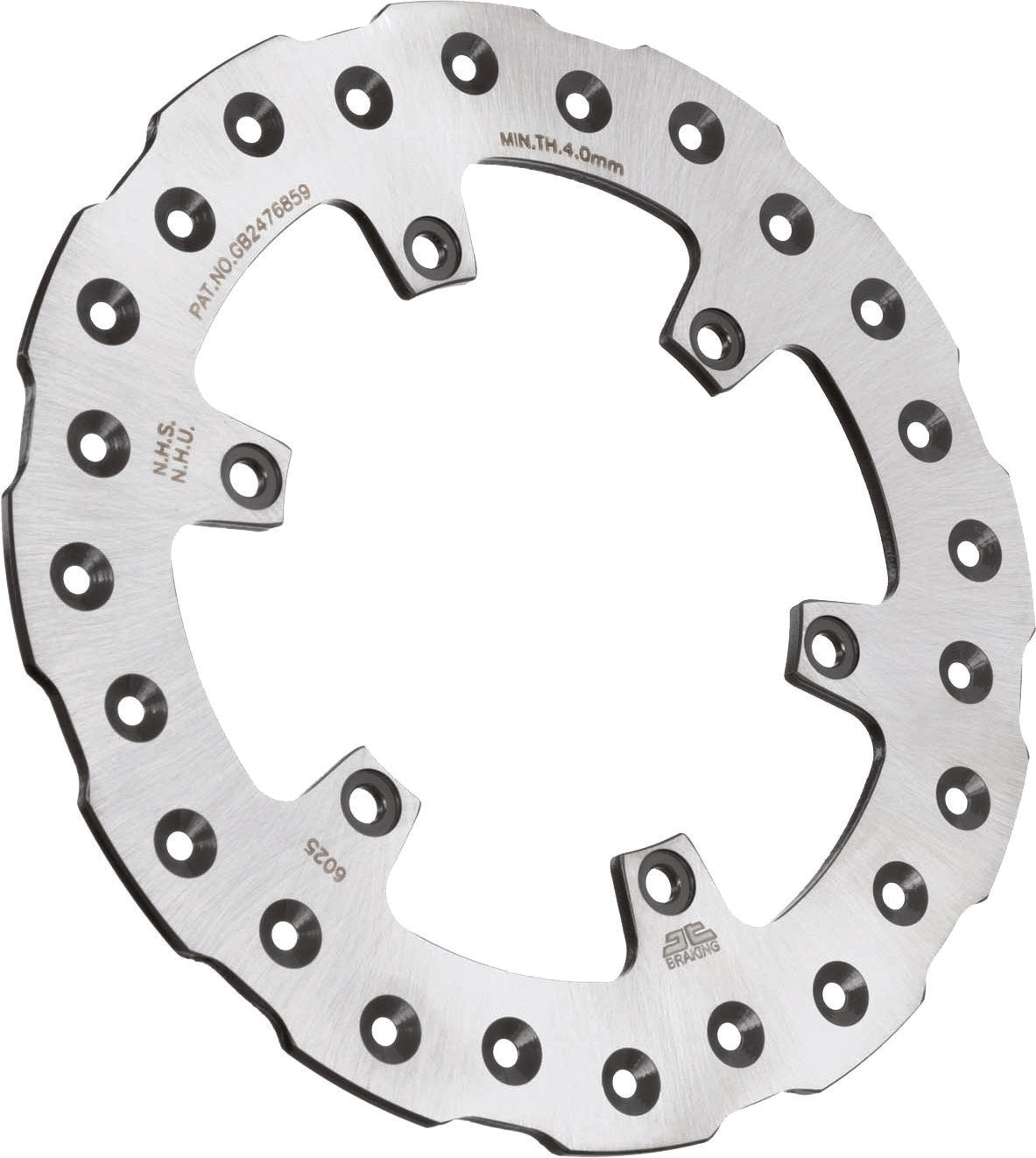 JT Self Cleaning Stainless Steel Brake Rotor