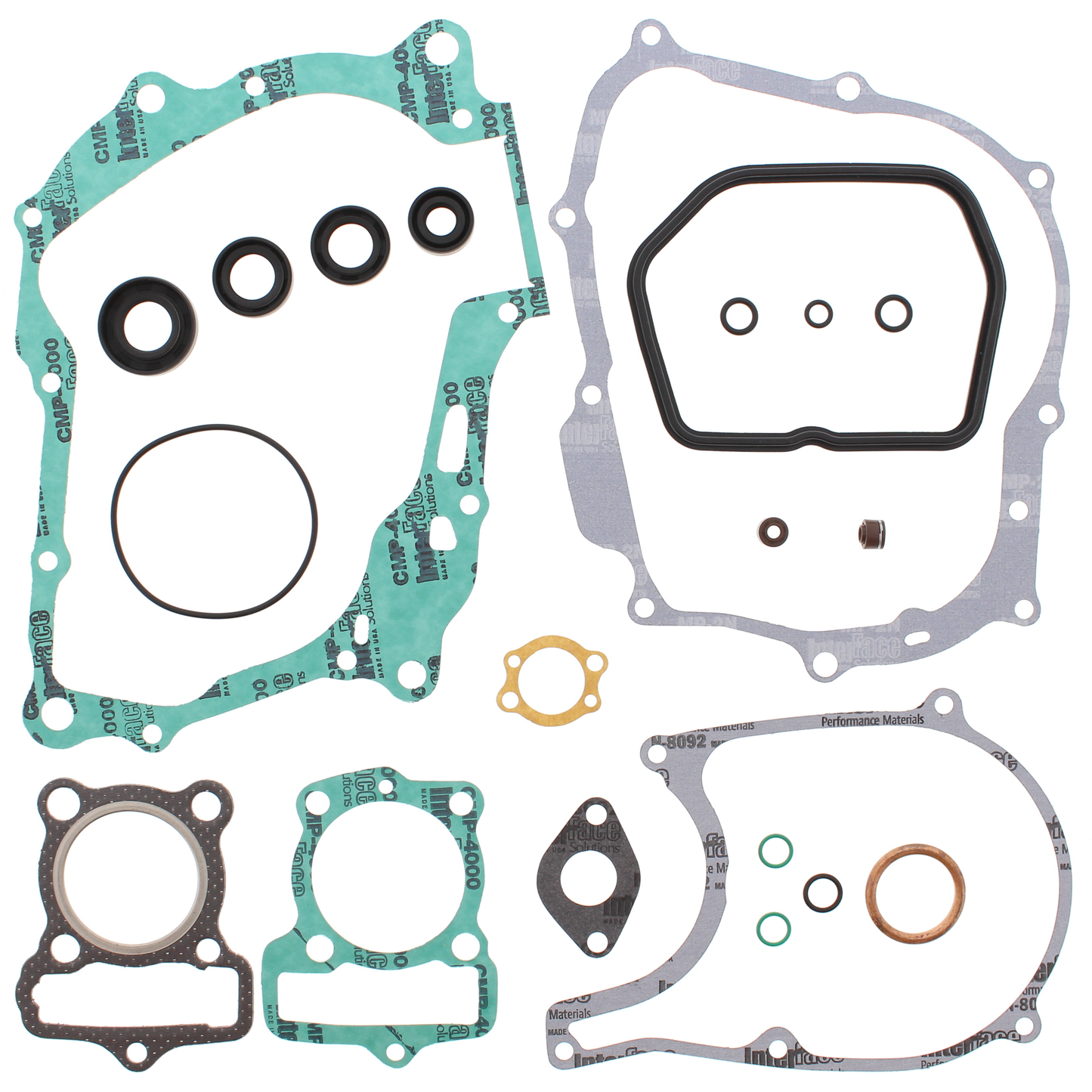 Vertex Complete Gasket Kit w/Oil Seal