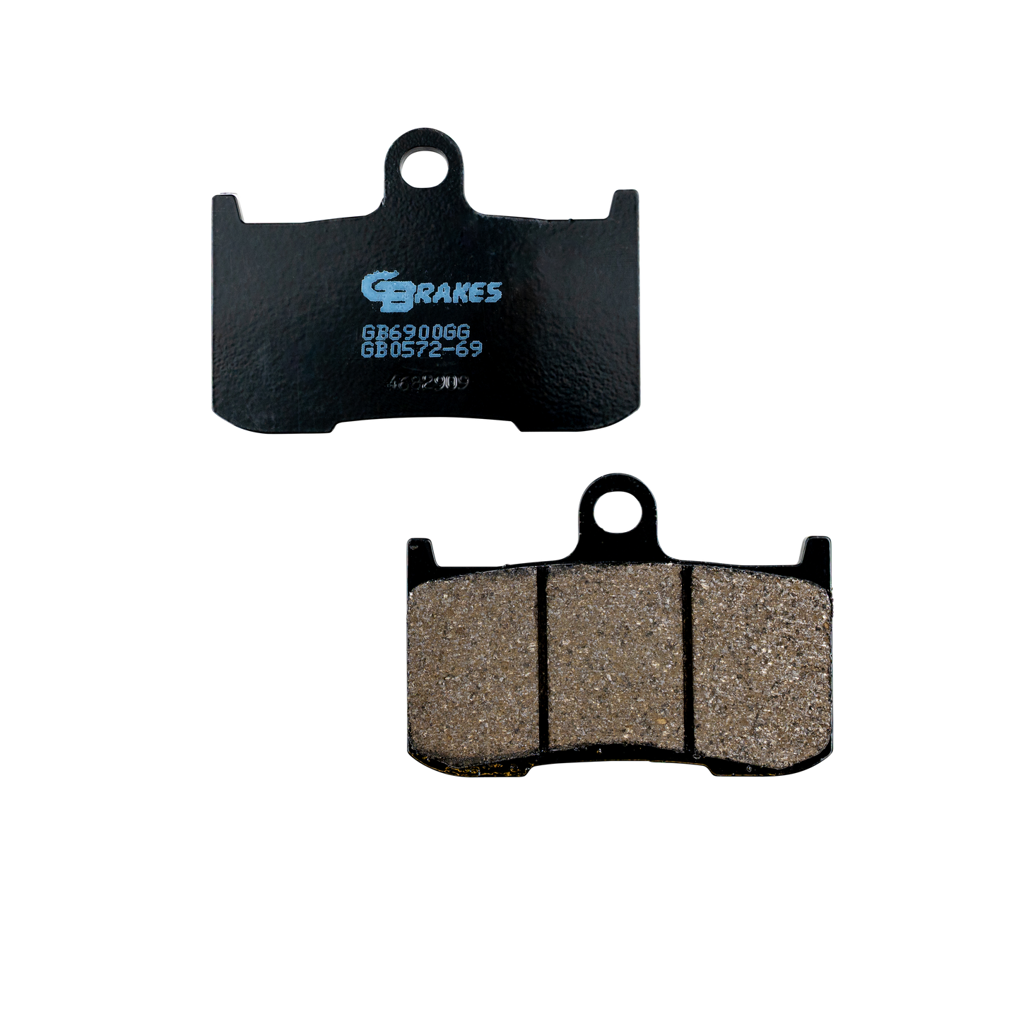 GBRAKES Brake Pads Semi Metallic