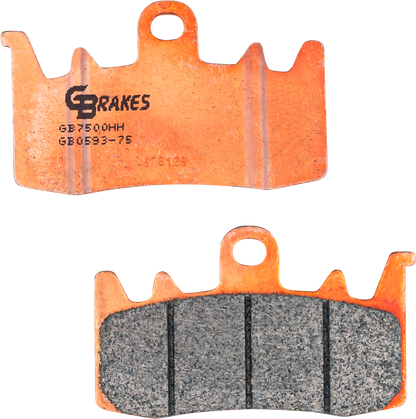 GBRAKES Brake Pads Sintered Ceramic