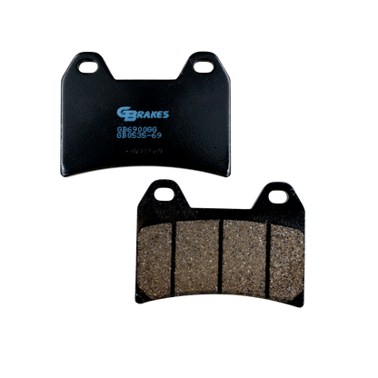 GBRAKES Brake Pads Semi Metallic